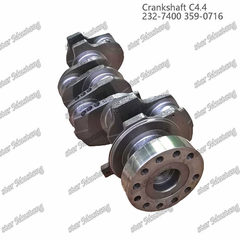 Crankshaft C4.4 baja tempa EFI 63mm Dengan Spline 232-7400 359-071 Untuk Bagian Perbaikan Mesin Diesel Caterpillar