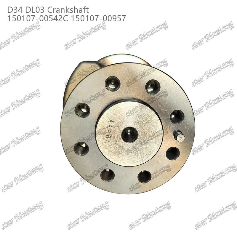D34 DL03 Crankshaft Mesin 150107-00542C 150107-00957 Untuk suku cadang mesin DOOSAN DAEWOO