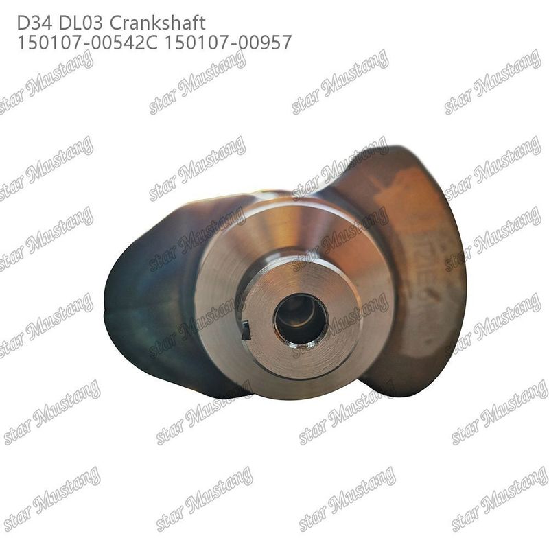 D34 DL03 Crankshaft Mesin 150107-00542C 150107-00957 Untuk suku cadang mesin DOOSAN DAEWOO