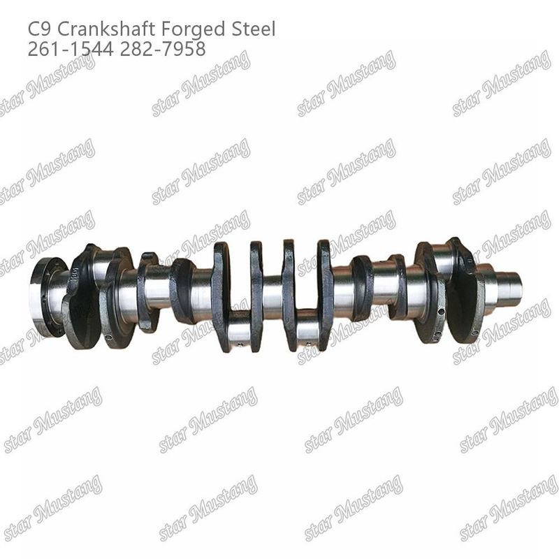 Crankshaft C9 baja tempa 261-1544 282-7958 Untuk Caterpillar Bagian perbaikan mesin diesel