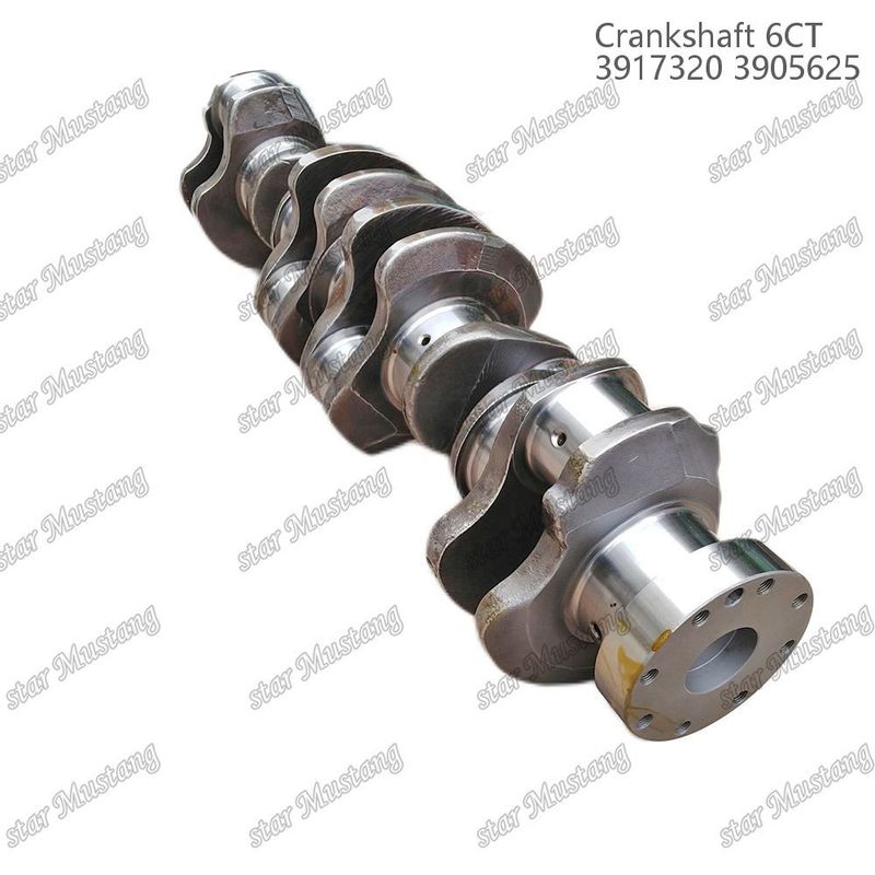Crankshaft 6CT 3917320 3905625 Baja tempa dengan Gear untuk Bagian perbaikan mesin diesel Cummins