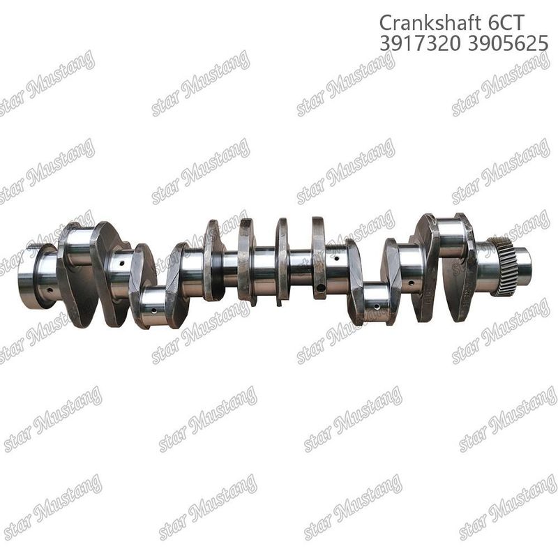 Crankshaft 6CT 3917320 3905625 Baja tempa dengan Gear untuk Bagian perbaikan mesin diesel Cummins