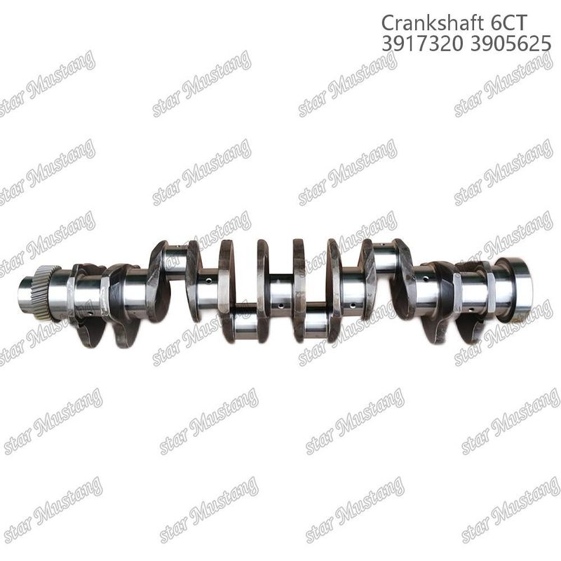 Crankshaft 6CT 3917320 3905625 Baja tempa dengan Gear untuk Bagian perbaikan mesin diesel Cummins