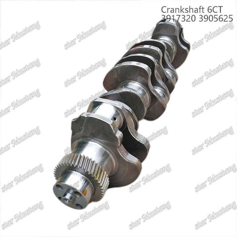 Crankshaft 6CT 3917320 3905625 Baja tempa dengan Gear untuk Bagian perbaikan mesin diesel Cummins
