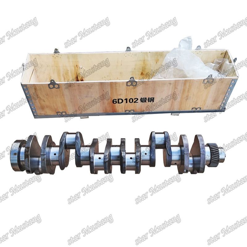 Crankshaft 6D102 6BT 6BT5.9 Baja tempa 6735-01-1310 3907804 3929037 3908032 Untuk bagian perbaikan mesin diesel Cummins