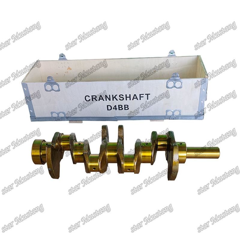 D4BB Crankshaft Mesin 23111-42200 23111-42011 23111-42902 Untuk suku cadang mesin HYUNDAI