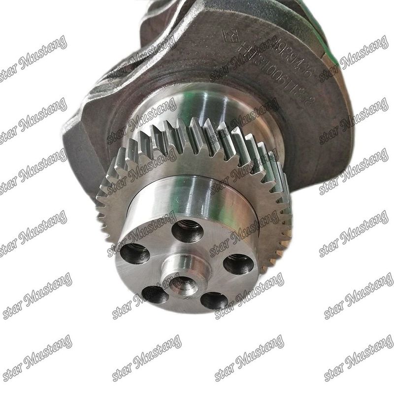 Crankshaft 6L Electric Injection Forged Steel 4989436 Untuk bagian perbaikan mesin diesel Cummins