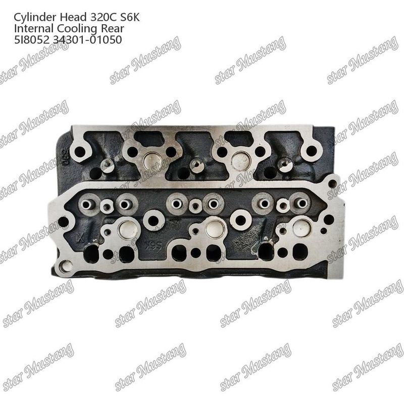 320C S6K Kepala Silinder Mesin Interior Cooler Belakang 5I8052 34301-01050 Untuk Mitsubishi Untuk suku cadang mesin CAT
