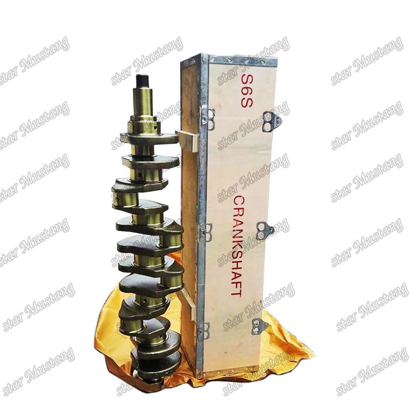 Crankshaft S6S 32B20-10010 32B20-10020 32B20-00010 Untuk bagian perbaikan mesin diesel Mitsubishi
