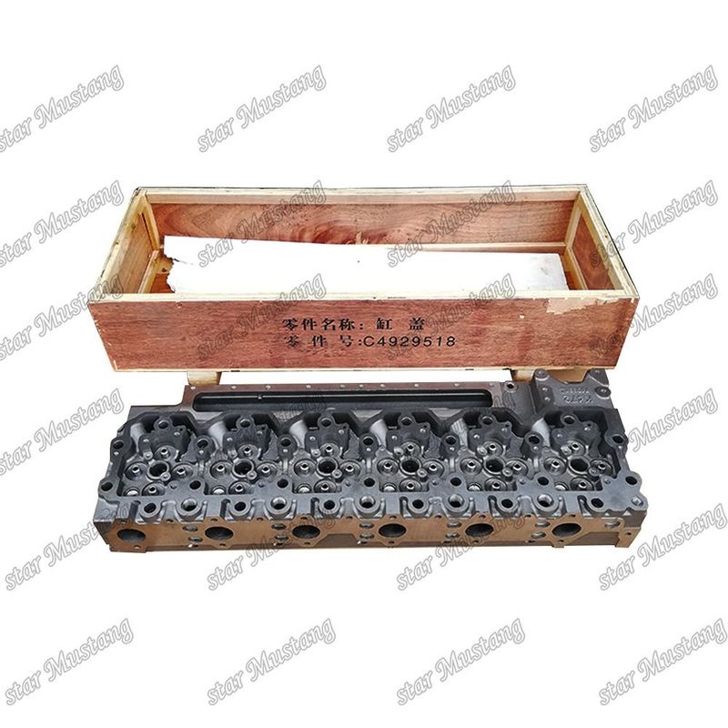 6L 6LT Mesin Cylinder Head Direct Injection 4929518 Untuk suku cadang mesin Cummins