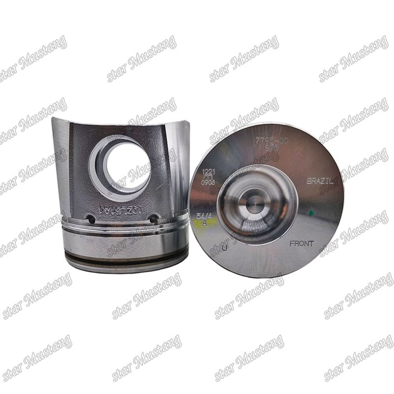 Piston 4BT 4D102 6BT 6BT5.9 6D102 50mm Kamar pembakaran 3957795 3807795 Untuk bagian perbaikan mesin diesel Cummins
