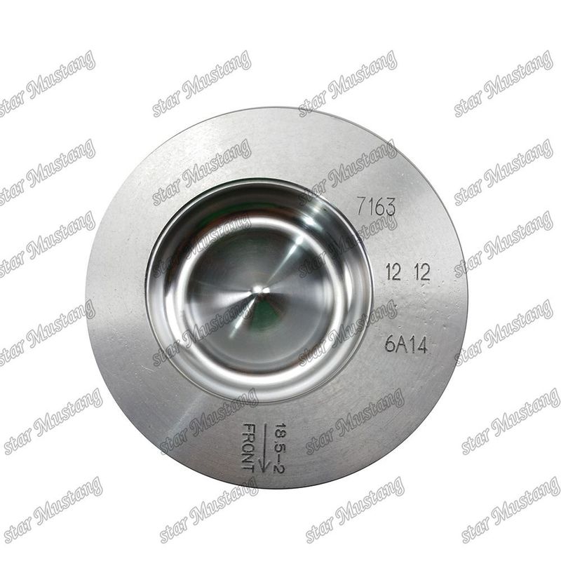 Piston 4BT3.9 6BT5.9 59mm Kamar pembakaran 3907163 Untuk bagian perbaikan mesin diesel Cummins