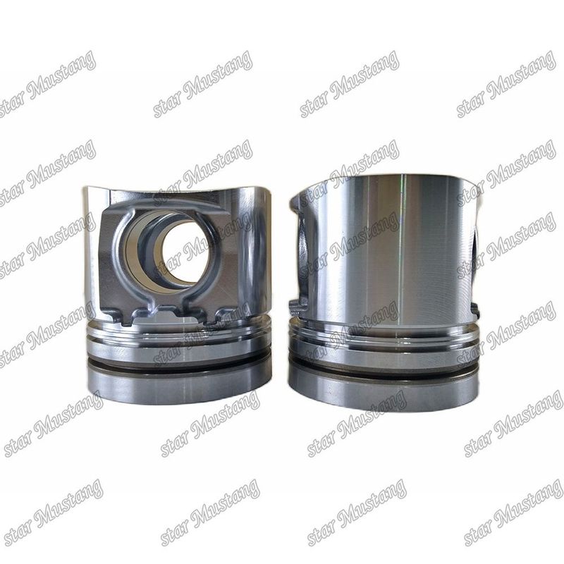 Piston 4BT3.9 6BT5.9 59mm Kamar pembakaran 3907163 Untuk bagian perbaikan mesin diesel Cummins