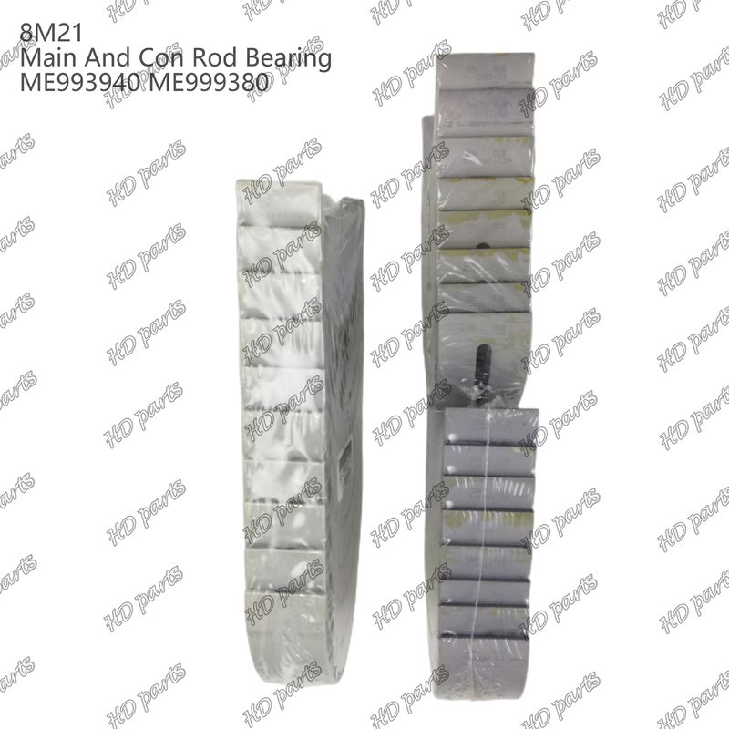Bantalan utama dan bantalan batang penghubung 8M21 ME993940 ME999380 Untuk suku cadang mesin Mitsubishi