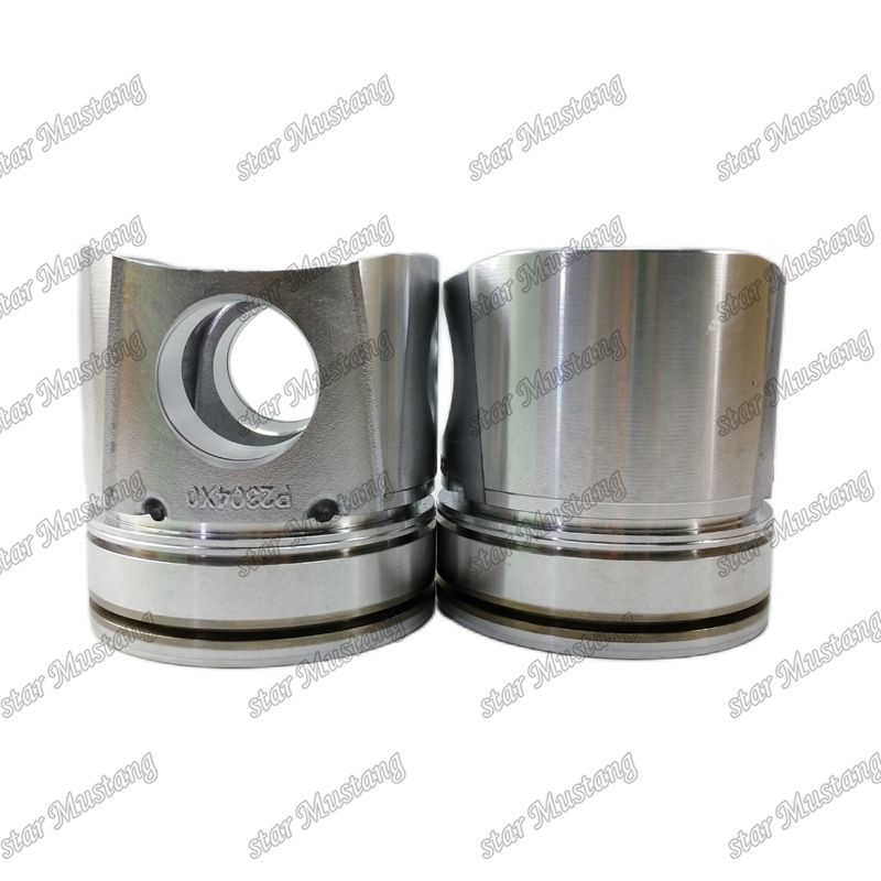 Piston 6BT5.9 3928673 50mm Kamar pembakaran Untuk bagian perbaikan mesin diesel Cummins