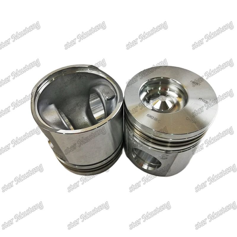 Piston 6CT 6D114 3926963 58mm Kamar pembakaran Untuk bagian perbaikan mesin diesel Cummins