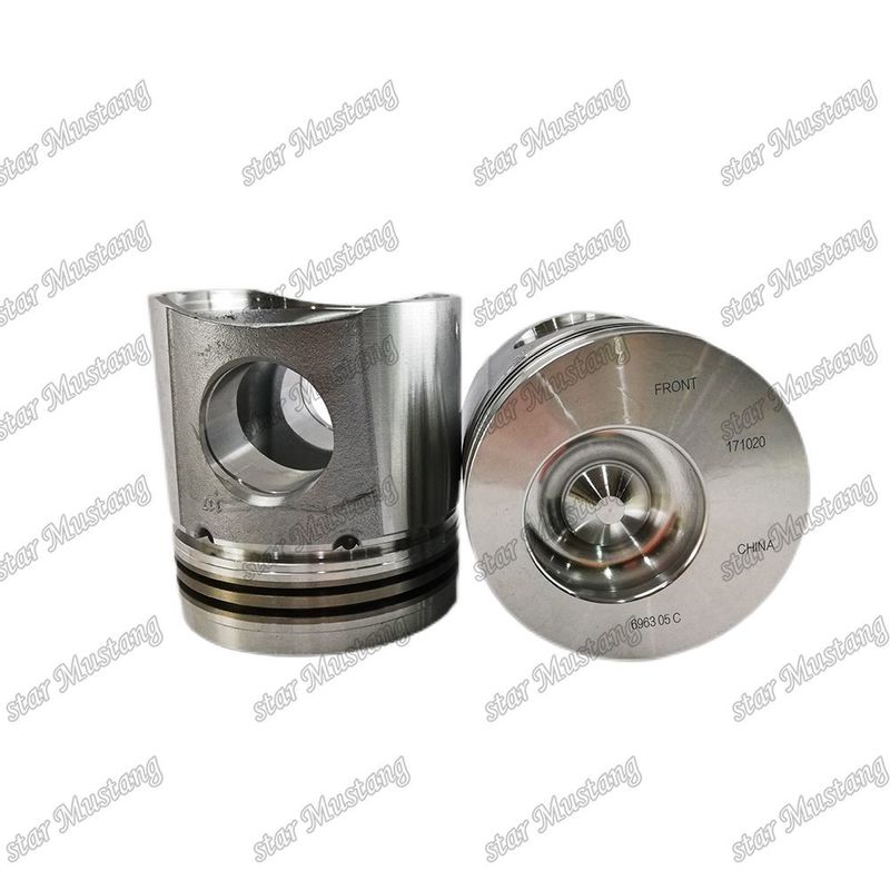 Piston 6CT 6D114 3926963 58mm Kamar pembakaran Untuk bagian perbaikan mesin diesel Cummins