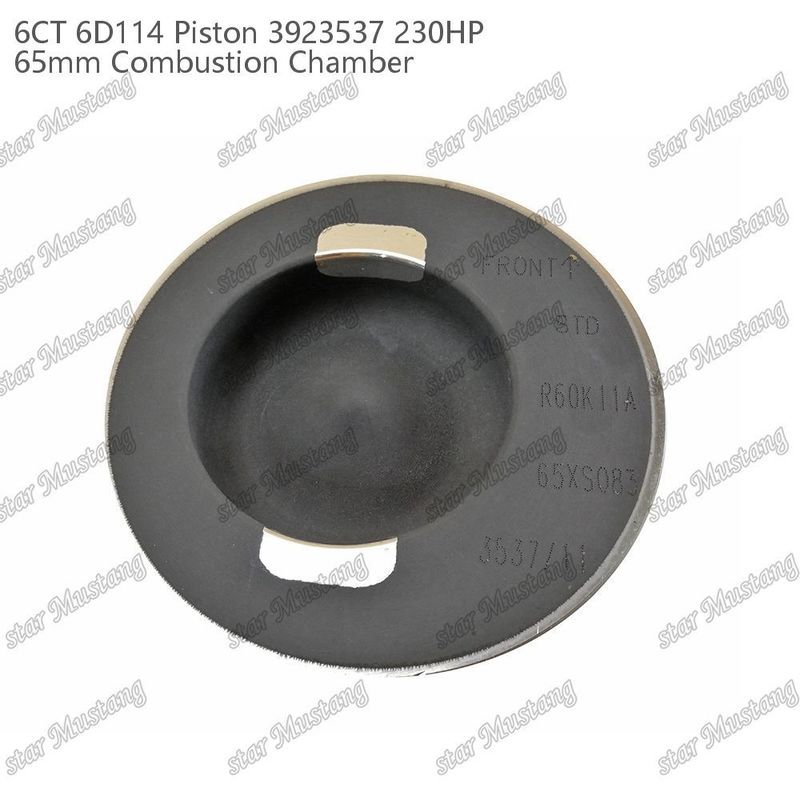 Piston 6CT 6D114 230HP 3923537 65mm Kamar Pembakaran Untuk Bagian Perbaikan Mesin Diesel Cummins