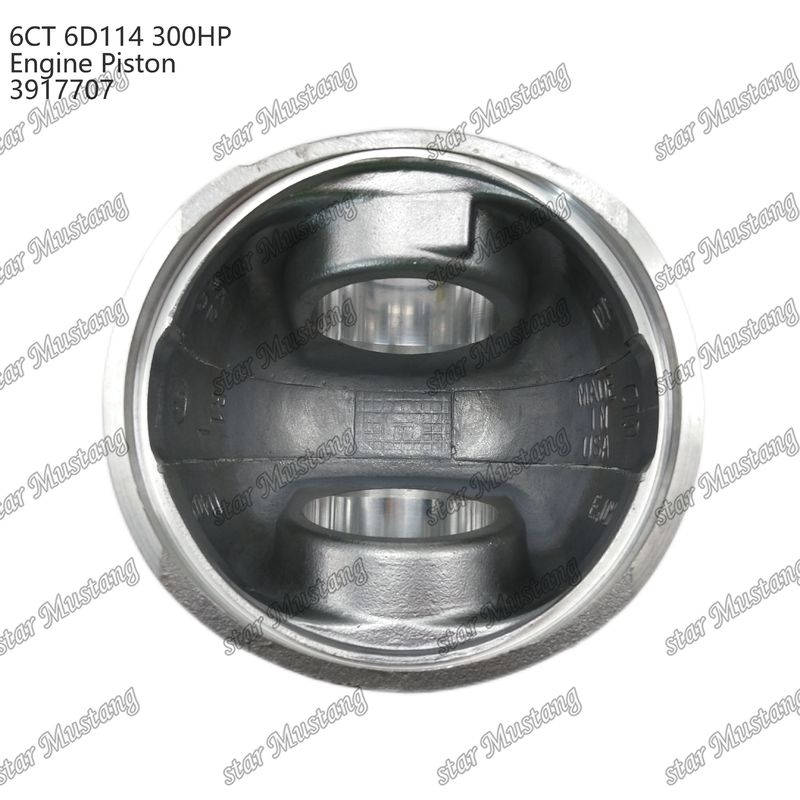 Piston 6CT 6D114 300HP 3917707 55mm Kamar Pembakaran Untuk Bagian Perbaikan Mesin Diesel Cummins