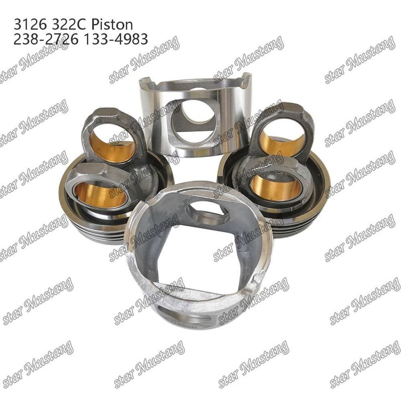 Piston Dengan Pin 3126 322C Ukuran Kamar 74mm 238-2726 133-4983