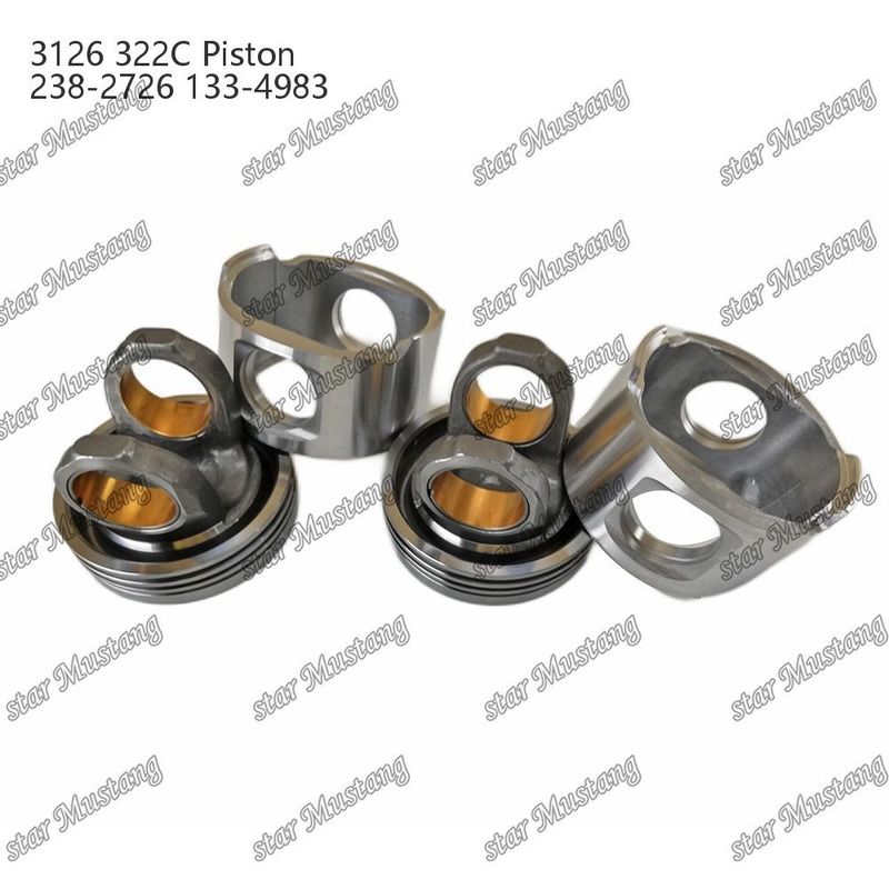Piston Dengan Pin 3126 322C Ukuran Kamar 74mm 238-2726 133-4983