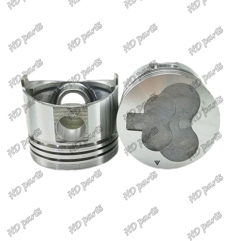 Piston L3E lubang pin 21mm permukaan terang 30L17-10013 Untuk suku cadang mesin Mitsubishi