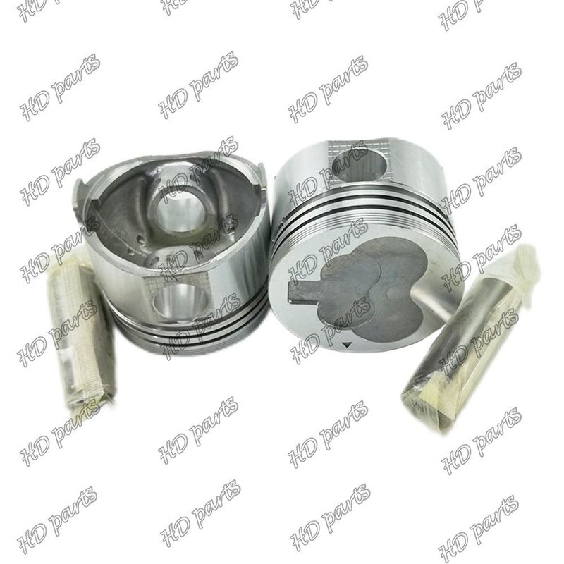 Piston L3E lubang pin 21mm permukaan terang 30L17-10013 Untuk suku cadang mesin Mitsubishi