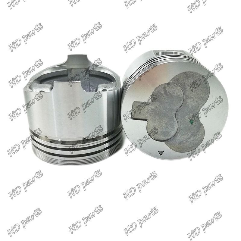 Piston L3E lubang pin 21mm permukaan terang 30L17-10013 Untuk suku cadang mesin Mitsubishi