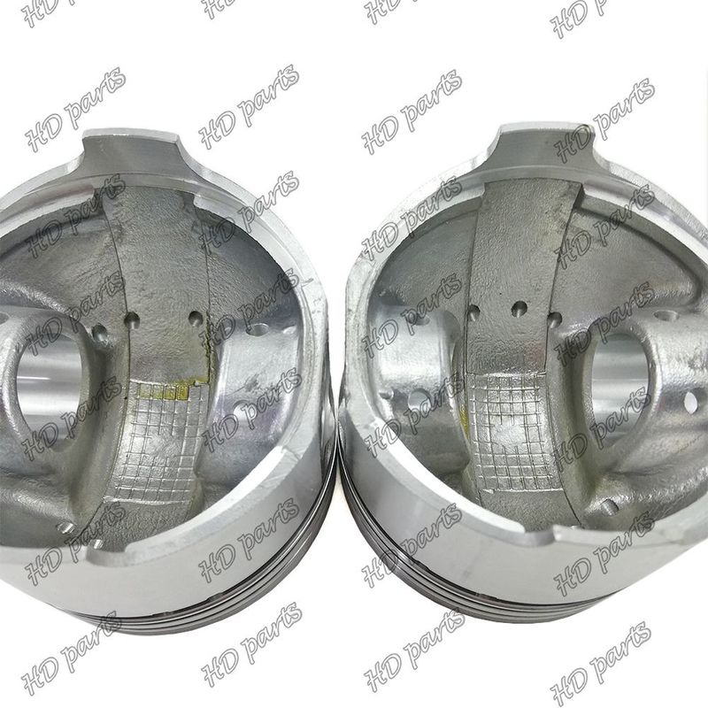 Piston L3E lubang pin 21mm permukaan terang 30L17-10013 Untuk suku cadang mesin Mitsubishi