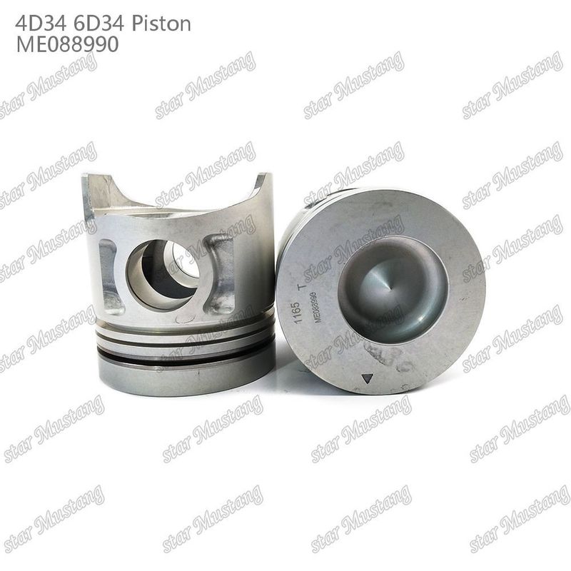6D34 Engine Piston Pin Hole 36mm Dengan Alfin Tanpa Oil Gallery ME088990 Untuk suku cadang mesin Mitsubishi