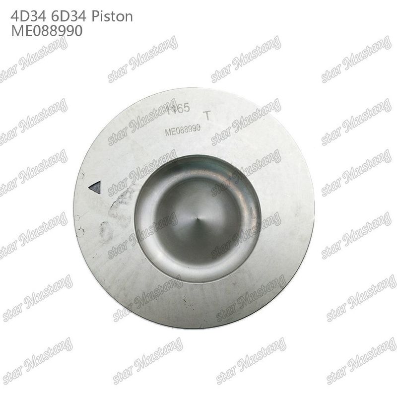 6D34 Engine Piston Pin Hole 36mm Dengan Alfin Tanpa Oil Gallery ME088990 Untuk suku cadang mesin Mitsubishi