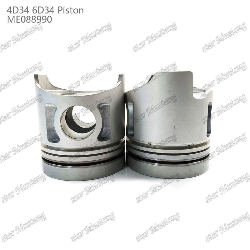 6D34 Engine Piston Pin Hole 36mm Dengan Alfin Tanpa Oil Gallery ME088990 Untuk suku cadang mesin Mitsubishi