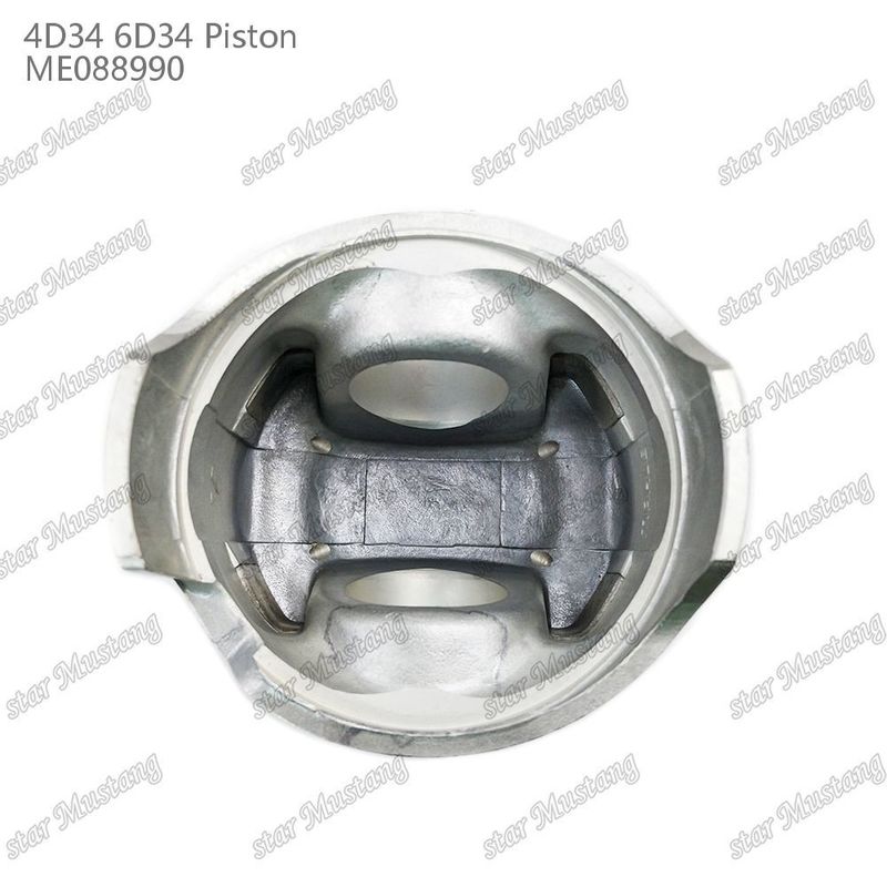 6D34 Engine Piston Pin Hole 36mm Dengan Alfin Tanpa Oil Gallery ME088990 Untuk suku cadang mesin Mitsubishi