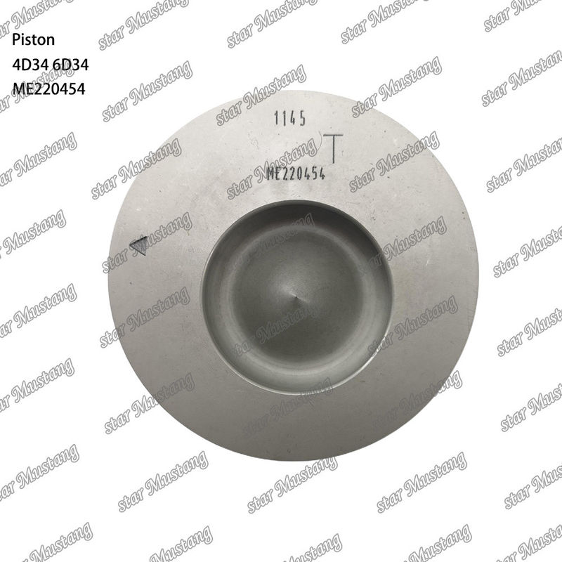 6D34 Engine Piston Pin Hole 36mm Dengan Alfin Dengan Oil Gallery ME220454 Untuk suku cadang mesin Mitsubishi
