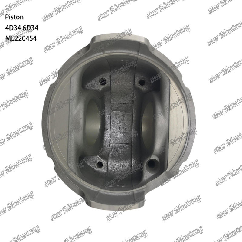 6D34 Engine Piston Pin Hole 36mm Dengan Alfin Dengan Oil Gallery ME220454 Untuk suku cadang mesin Mitsubishi