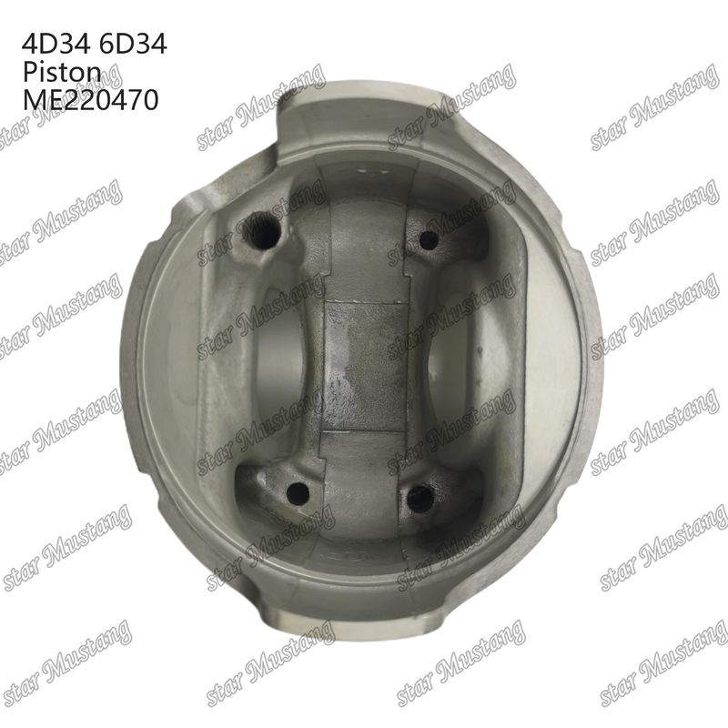 6D34 Engine Piston Pin Hole 36mm Dengan Alfin Dengan Oil Gallery ME220470 Untuk suku cadang mesin Mitsubishi