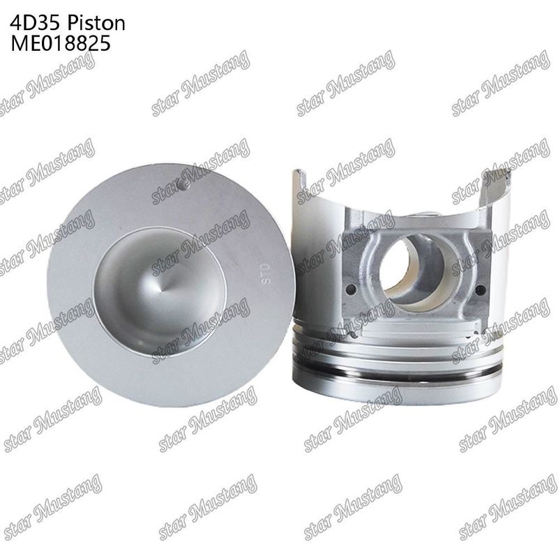 4D35 Piston Mesin Dengan Alfin Tanpa Galeri Minyak ME018825 Untuk suku cadang mesin Mitsubishi