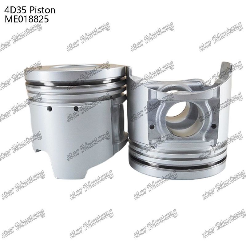 4D35 Piston Mesin Dengan Alfin Tanpa Galeri Minyak ME018825 Untuk suku cadang mesin Mitsubishi