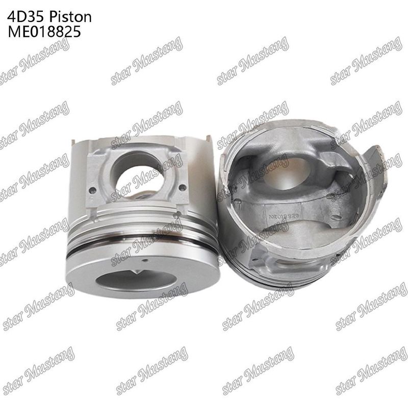 4D35 Piston Mesin Dengan Alfin Tanpa Galeri Minyak ME018825 Untuk suku cadang mesin Mitsubishi