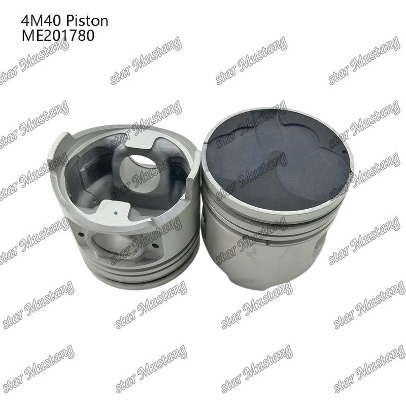 4M40 Mesin Piston Anode Tanpa Minyak Galeri ME201780 Untuk suku cadang mesin Mitsubishi
