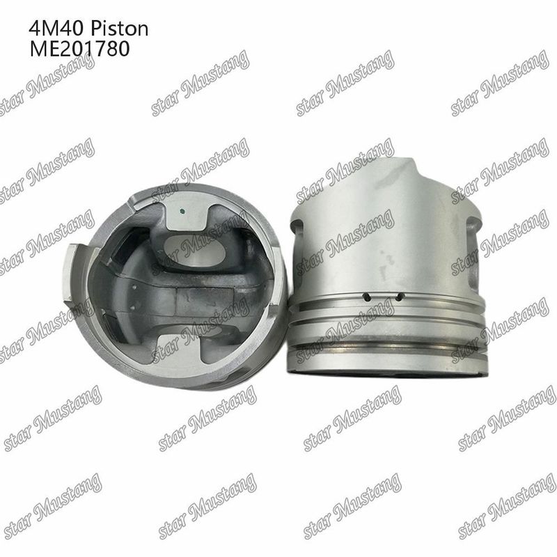 4M40 Mesin Piston Anode Tanpa Minyak Galeri ME201780 Untuk suku cadang mesin Mitsubishi