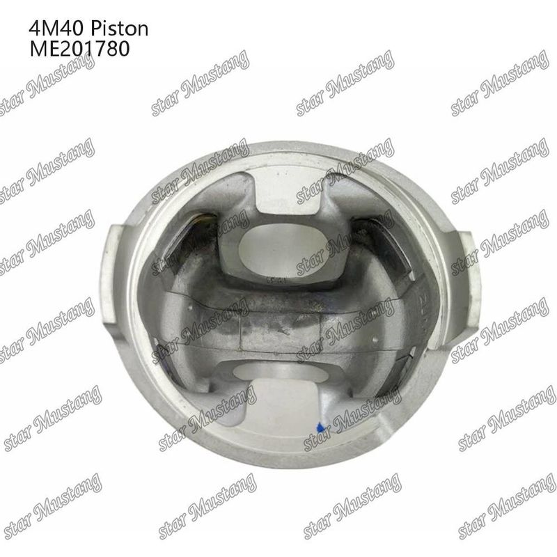 4M40 Mesin Piston Anode Tanpa Minyak Galeri ME201780 Untuk suku cadang mesin Mitsubishi