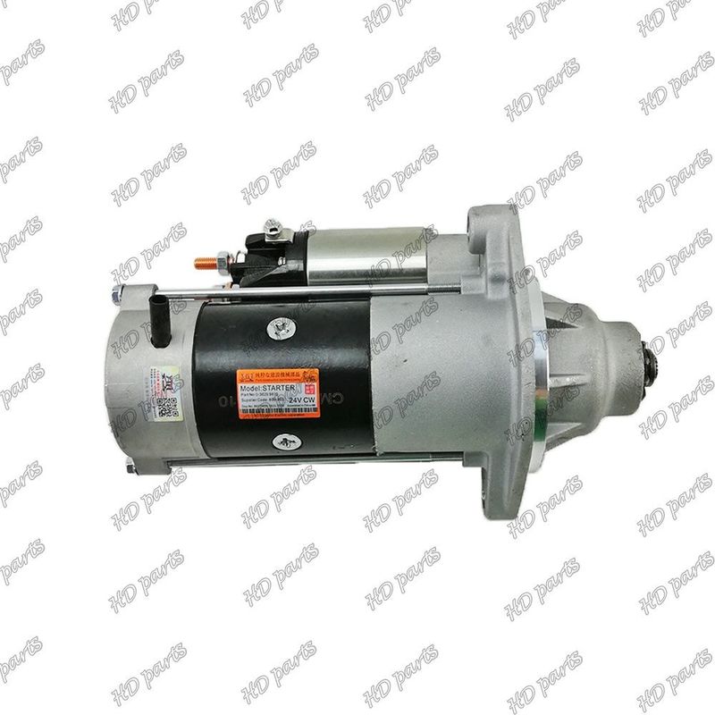 Motor starter 6M60 24V 11T 5.5KW ME180049 ME352610 Untuk bagian perbaikan mesin diesel Mitsubishi