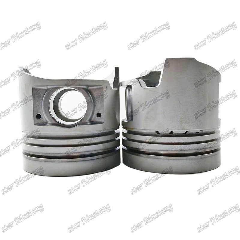 6D16 Mesin Piston Chamber Ukuran 59mm 3×2.5×4mm Pin Hole 38mm ME072062 ME072064 Untuk suku cadang mesin Mitsubishi