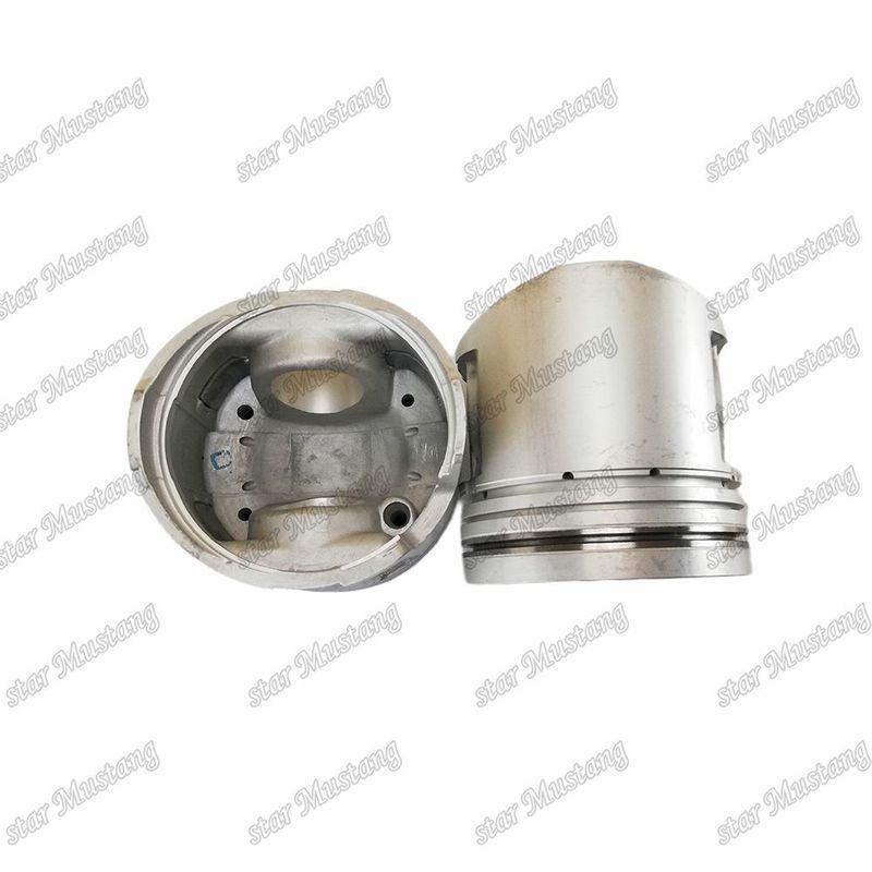 6D16-3AT Mesin Piston Chamber Ukuran 56mm 3kx2.5x4mm Pin Hole 42mm ME072570 Untuk suku cadang mesin Mitsubishi