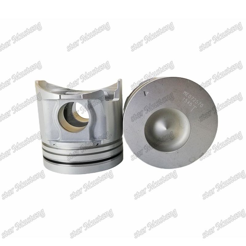 6D16-3AT Mesin Piston Chamber Ukuran 56mm 3kx2.5x4mm Pin Hole 42mm ME072570 Untuk suku cadang mesin Mitsubishi