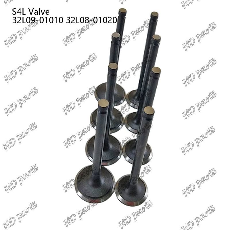 Katup S4L IN 32L09-01010 EX 32L08-01020 Untuk bagian perbaikan mesin diesel Mitsubishi
