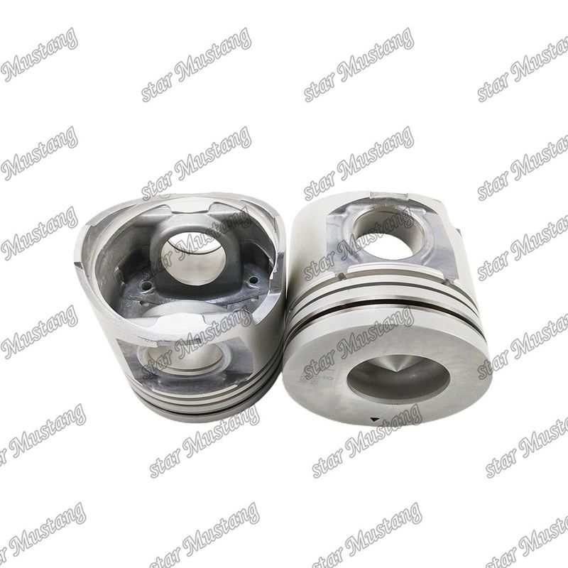 6D16T Mesin Piston Chamber Ukuran 57mm 3kx2.5x4mm Pin Hole 42mm ME300199 Untuk suku cadang mesin Mitsubishi