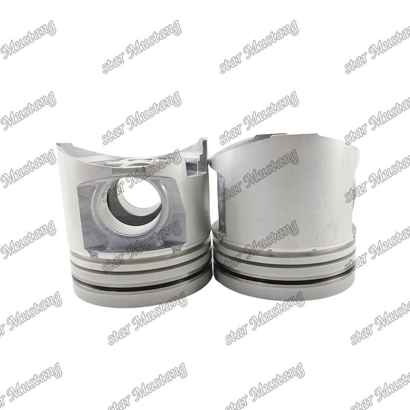 6D16T Mesin Piston Chamber Ukuran 57mm 3kx2.5x4mm Pin Hole 42mm ME300199 Untuk suku cadang mesin Mitsubishi