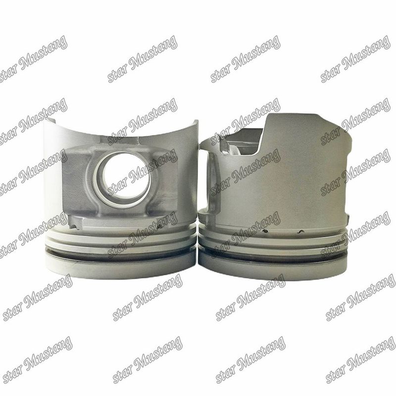 6D17 Mesin Piston Chamber Ukuran 53mm 3×2.5×4mm Pin Hole 38mm ME072548 Untuk suku cadang mesin Mitsubishi